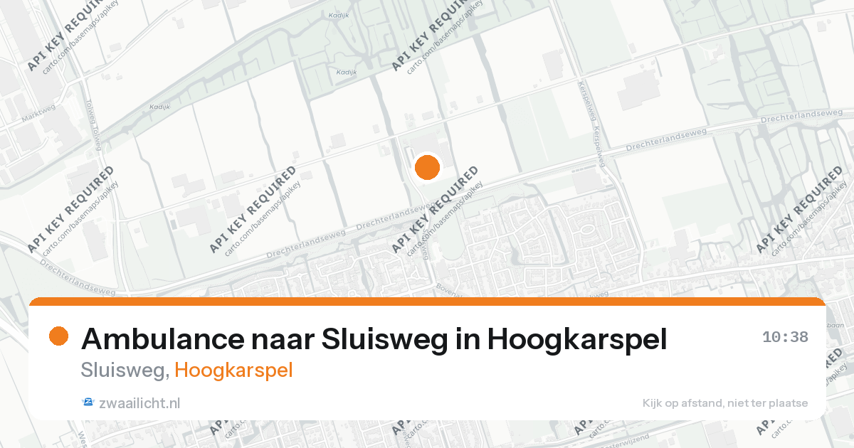 Ambulance naar Sluisweg in Hoogkarspel — 26 aug 2026