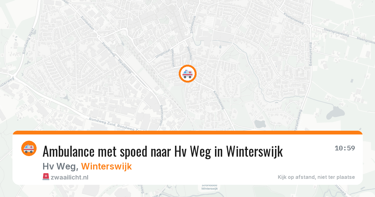 Ambulance met spoed naar Hv Weg in Winterswijk — 24 jun 2026