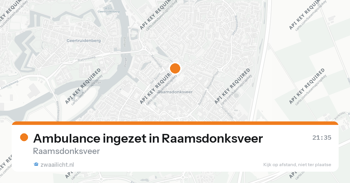 Ambulance ingezet in Raamsdonksveer — 31 jan 2026