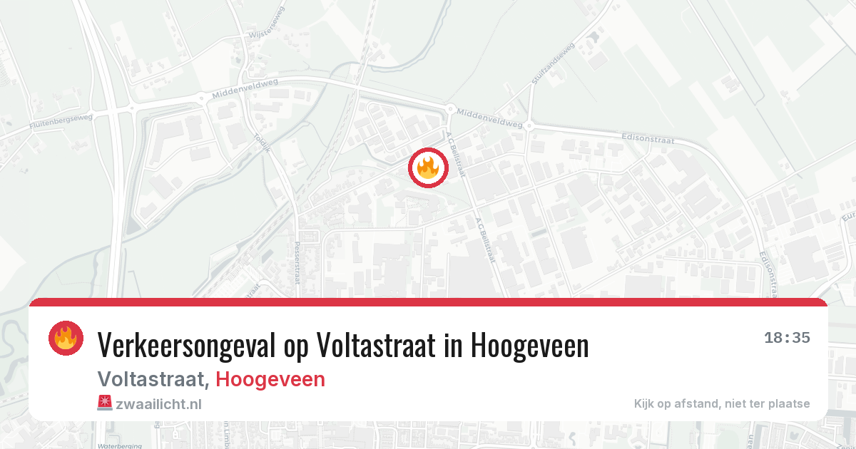 Verkeersongeval op Voltastraat in Hoogeveen — 8 mei 2026