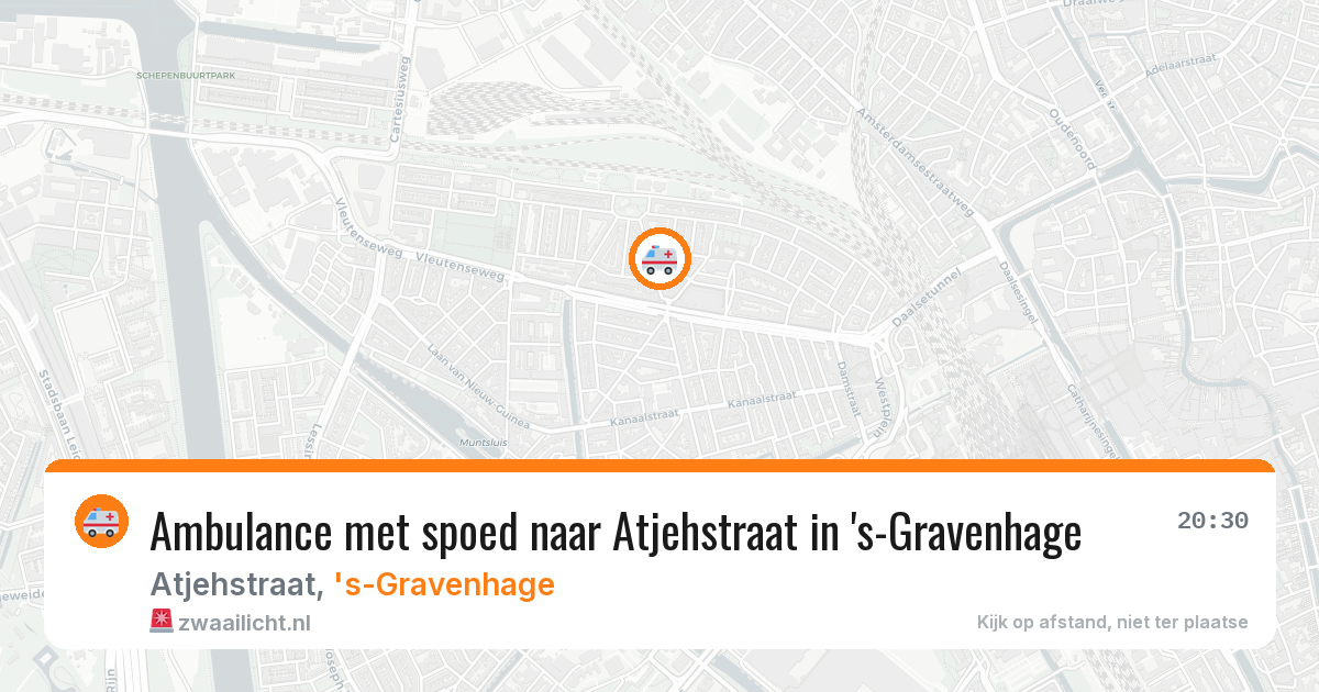 Ambulance met spoed naar Atjehstraat in 's-Gravenhage — 12 feb 2026