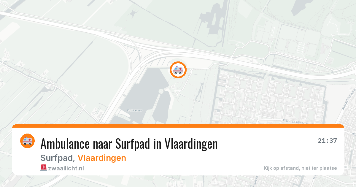 Ambulance naar Surfpad in Vlaardingen — 10 jul 2026