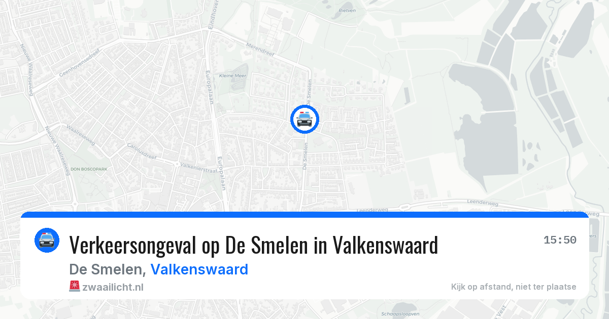 Verkeersongeval op De Smelen in Valkenswaard — 5 mei 2026