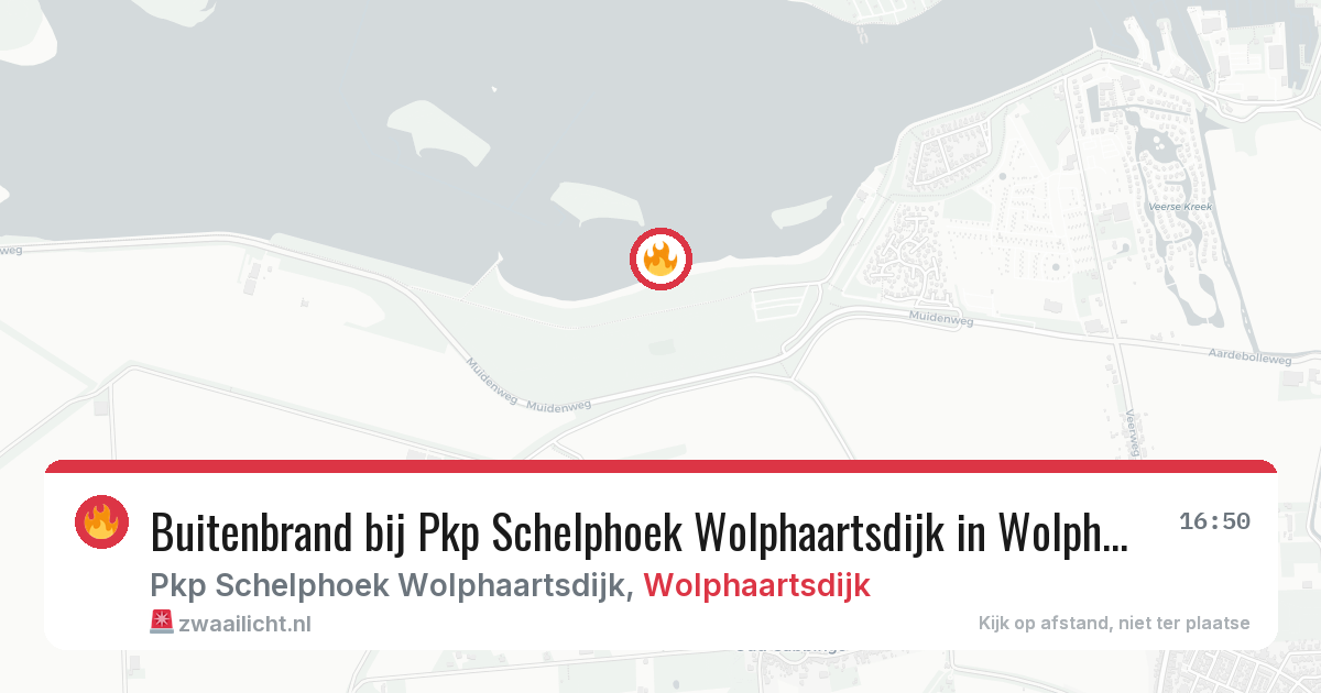 Buitenbrand bij Pkp Schelphoek Wolphaartsdijk in Wolphaartsdijk — 1 aug 2026