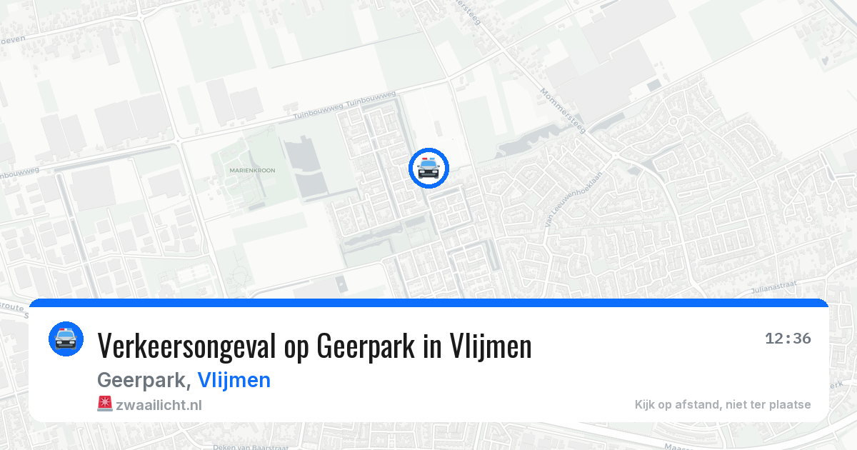 Verkeersongeval op Geerpark in Vlijmen — 20 mei 2026