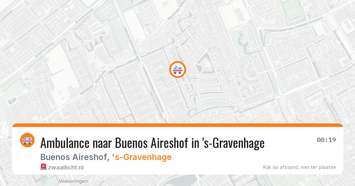Ambulance naar Buenos Aireshof in 's-Gravenhage — 28 jan 2026