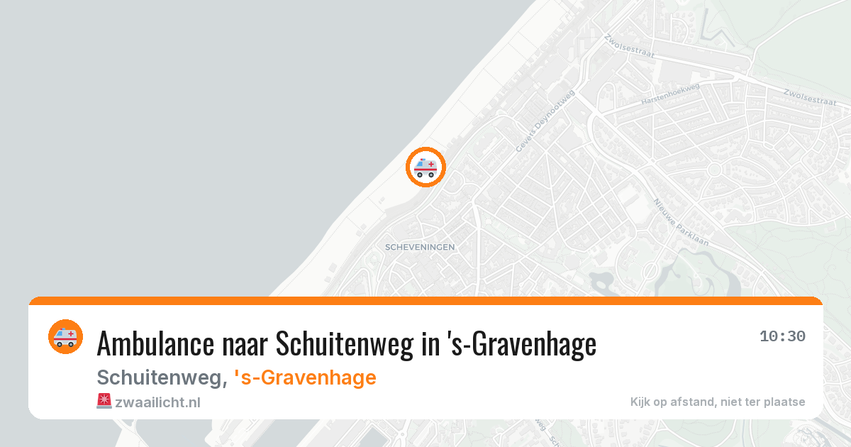 Ambulance naar Schuitenweg in 's-Gravenhage — 11 aug 2026