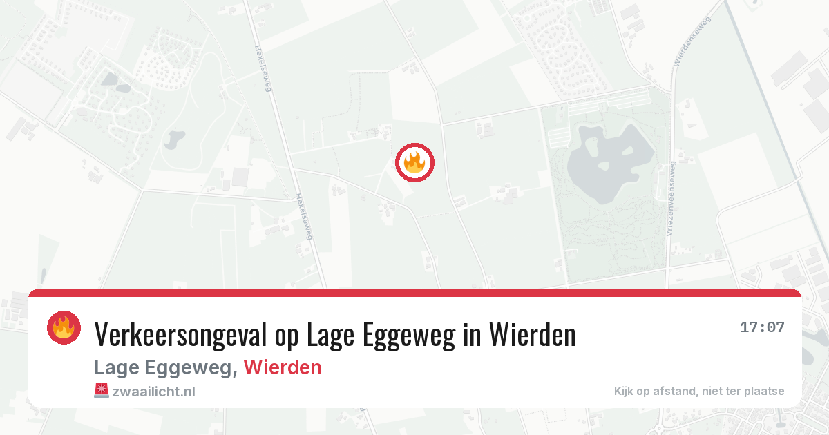 Verkeersongeval op Lage Eggeweg in Wierden — 19 mei 2026
