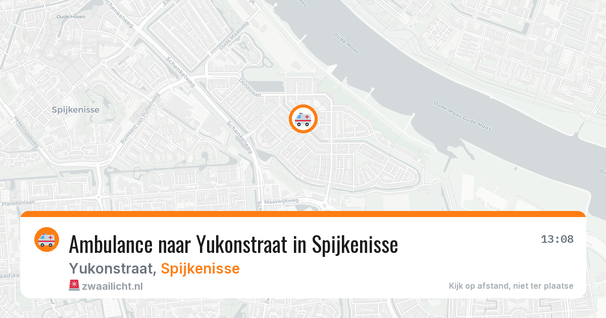 Ambulance naar Yukonstraat in Spijkenisse — 7 jul 2026