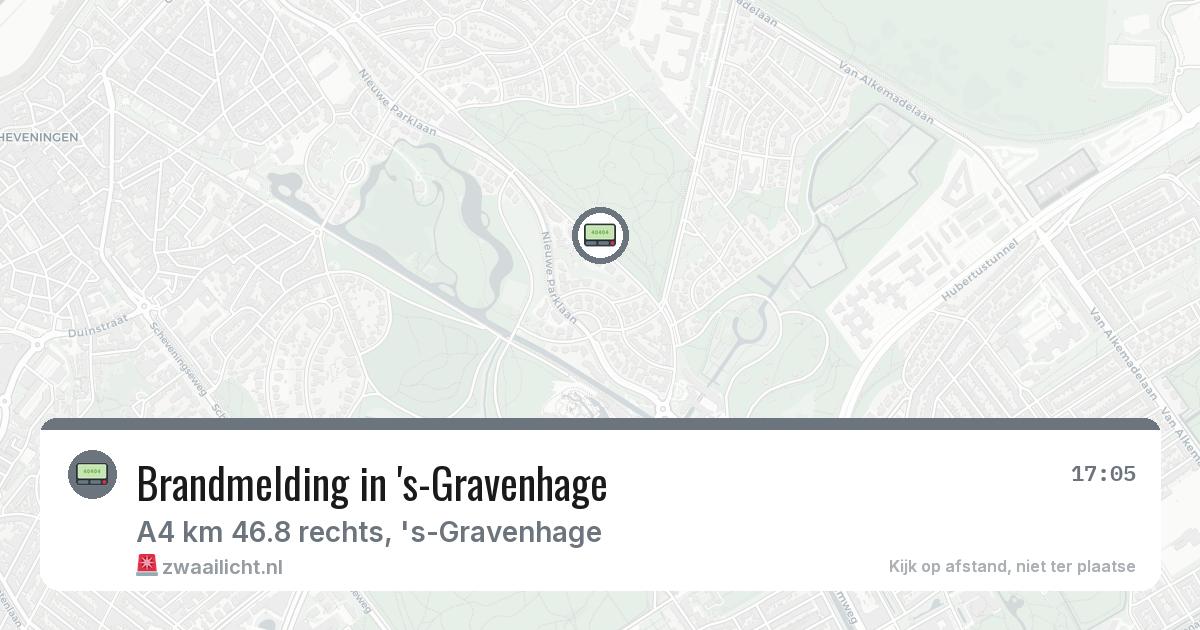 Brandmelding in 's-Gravenhage — 26 feb 2026