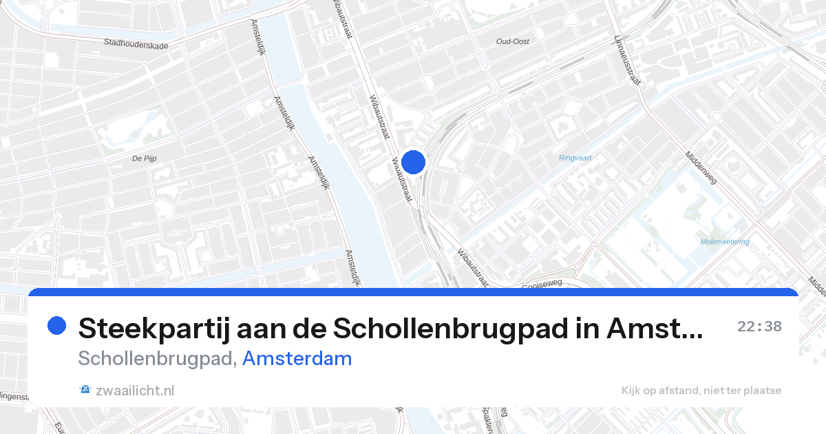 Steekpartij aan de Schollenbrugpad in Amsterdam — 28 aug 2026