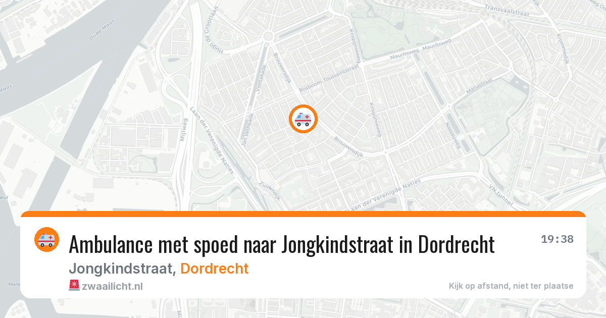 Ambulance met spoed naar Jongkindstraat in Dordrecht — 2 apr 2026