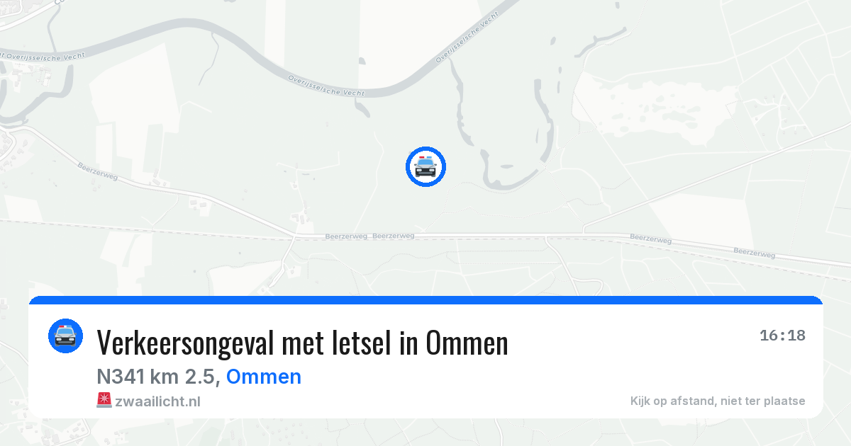 Verkeersongeval met letsel in Ommen — 26 mei 2026