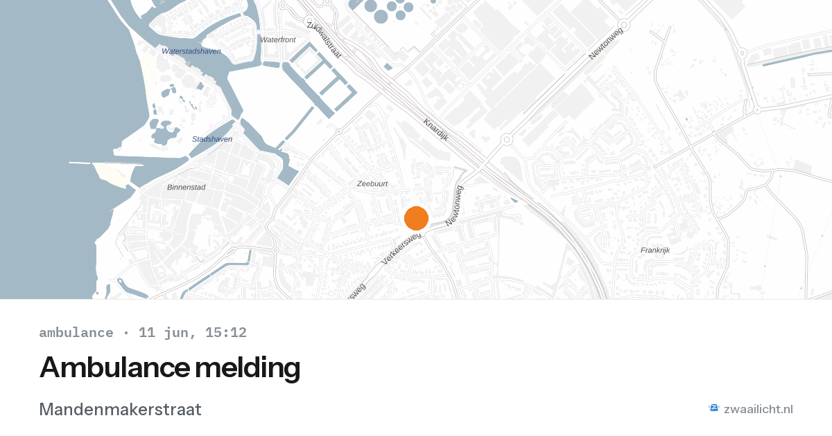 Ambulance melding — 11 jun 2026