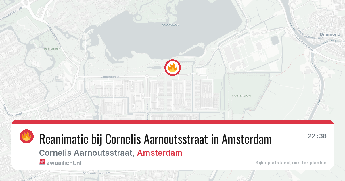 Reanimatie bij Cornelis Aarnoutsstraat in Amsterdam — 23 apr 2026