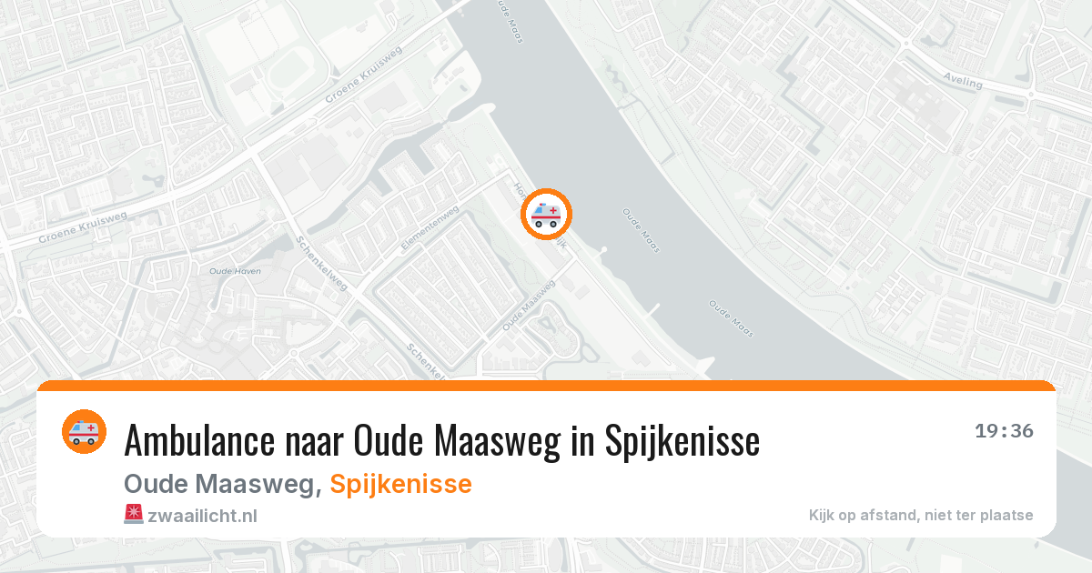 Ambulance naar Oude Maasweg in Spijkenisse — 8 jul 2026