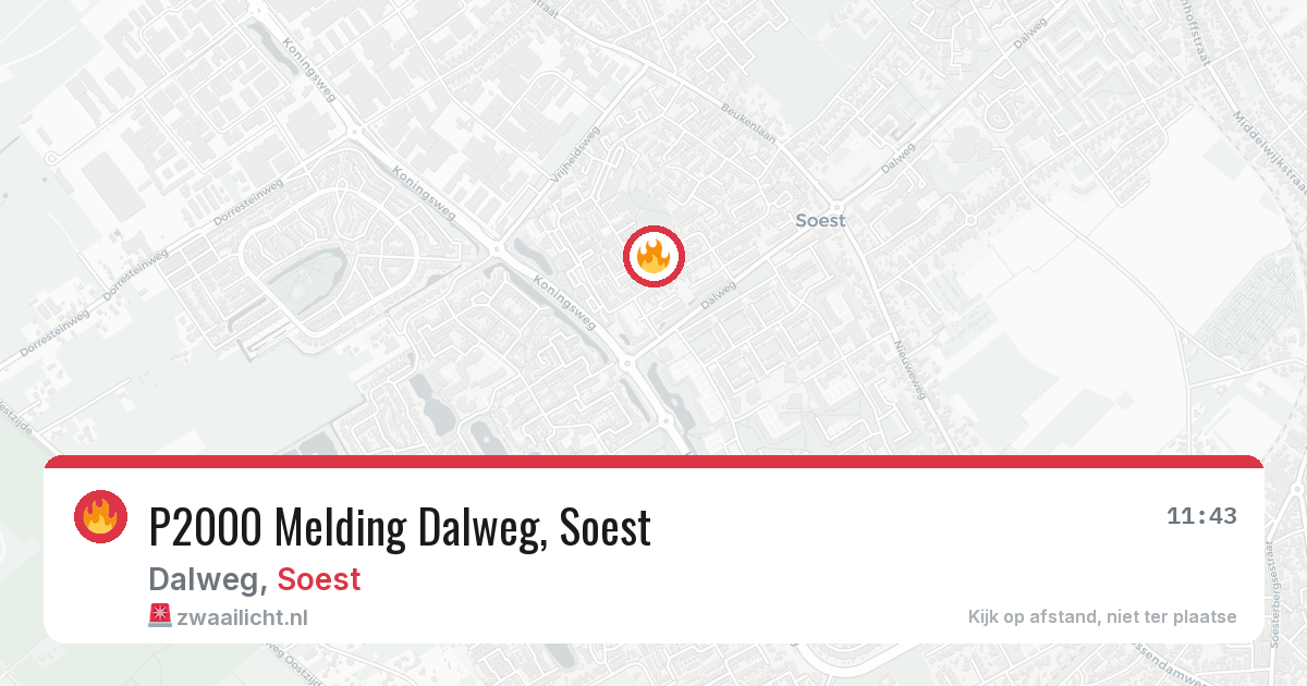 P2000 Melding Dalweg, Soest — 28 jun 2026