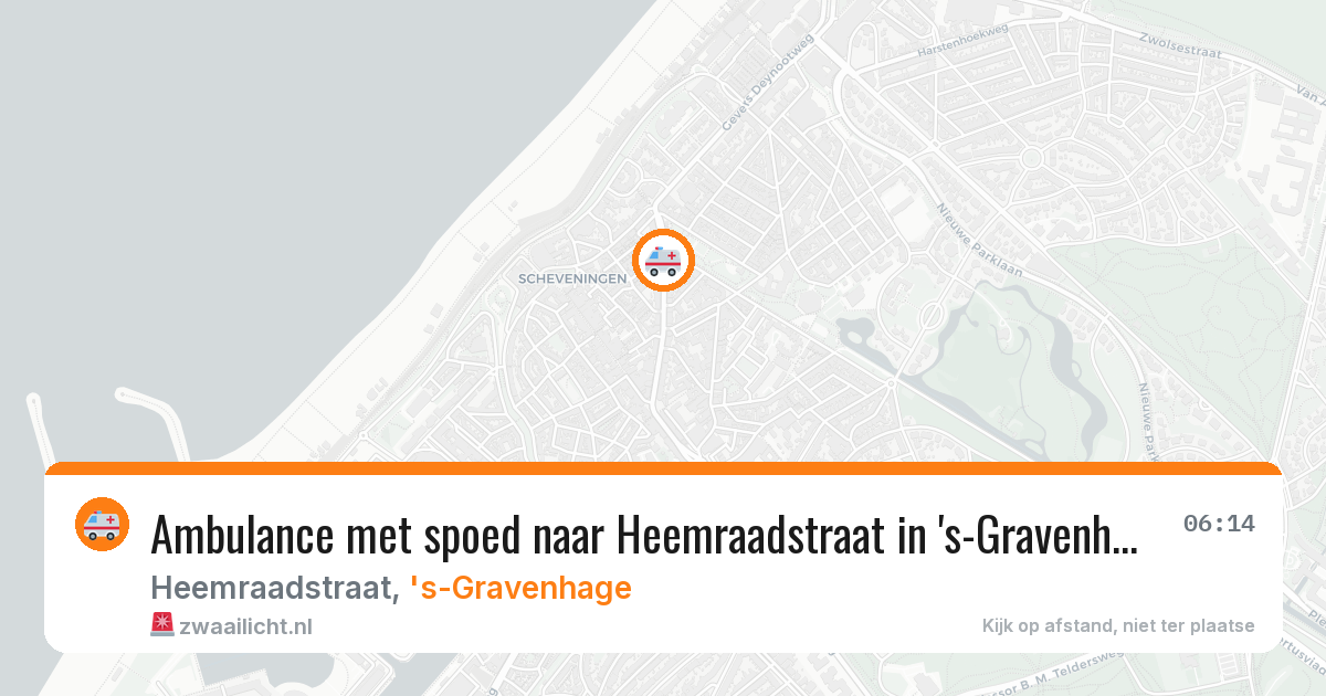Ambulance met spoed naar Heemraadstraat in 's-Gravenhage — 1 jul 2026