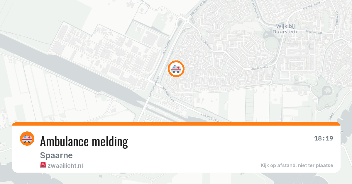 Ambulance melding — 5 mei 2026