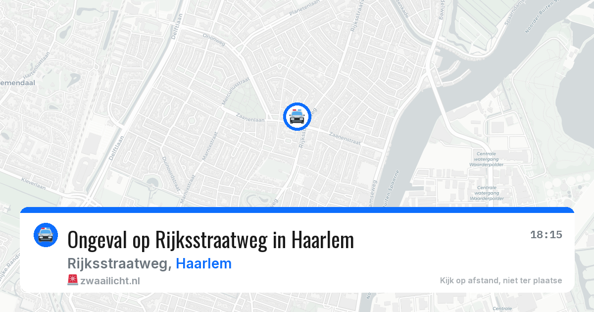Ongeval op Rijksstraatweg in Haarlem — 31 jul 2026