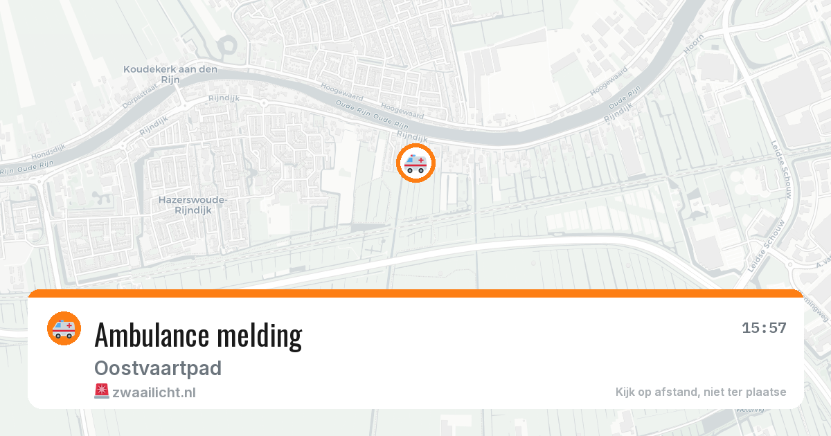 Ambulance melding — 13 jun 2026