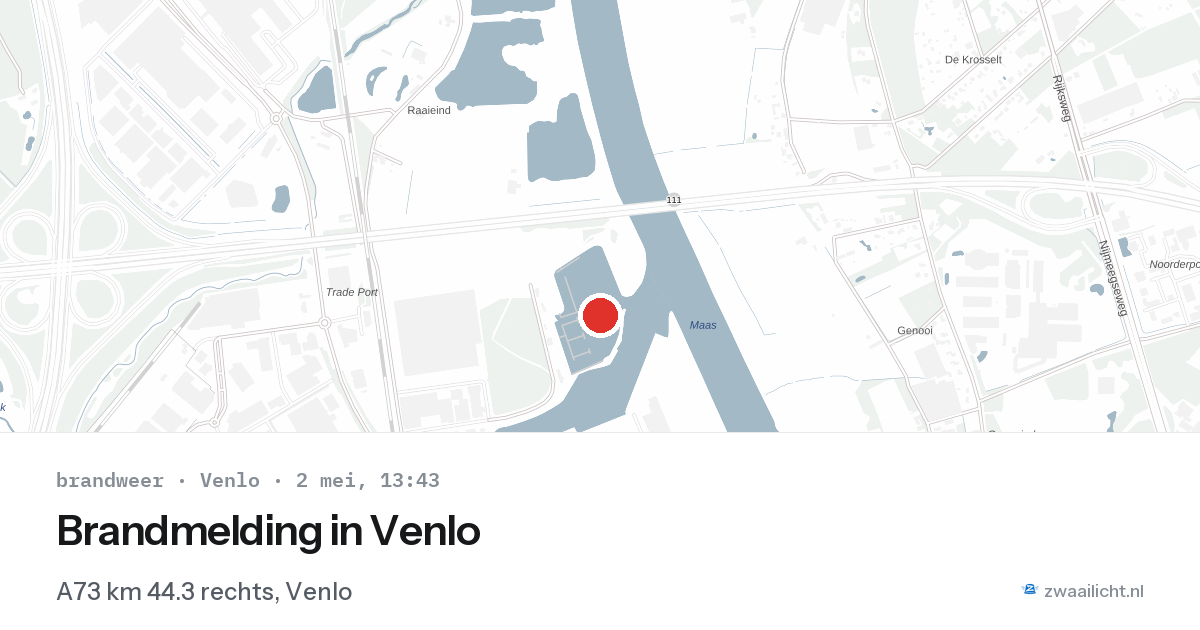 Brandmelding in Venlo — 2 mei 2026