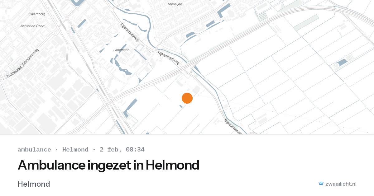 Ambulance ingezet in Helmond — 2 feb 2026