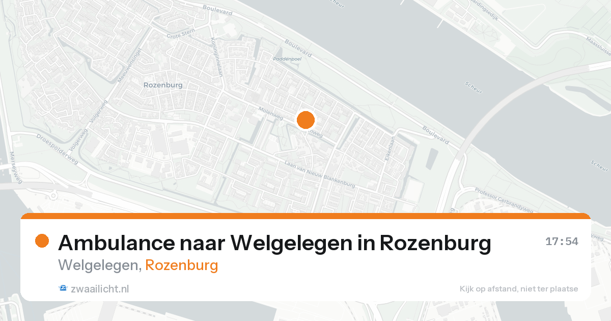 Ambulance naar Welgelegen in Rozenburg — 31 jan 2026