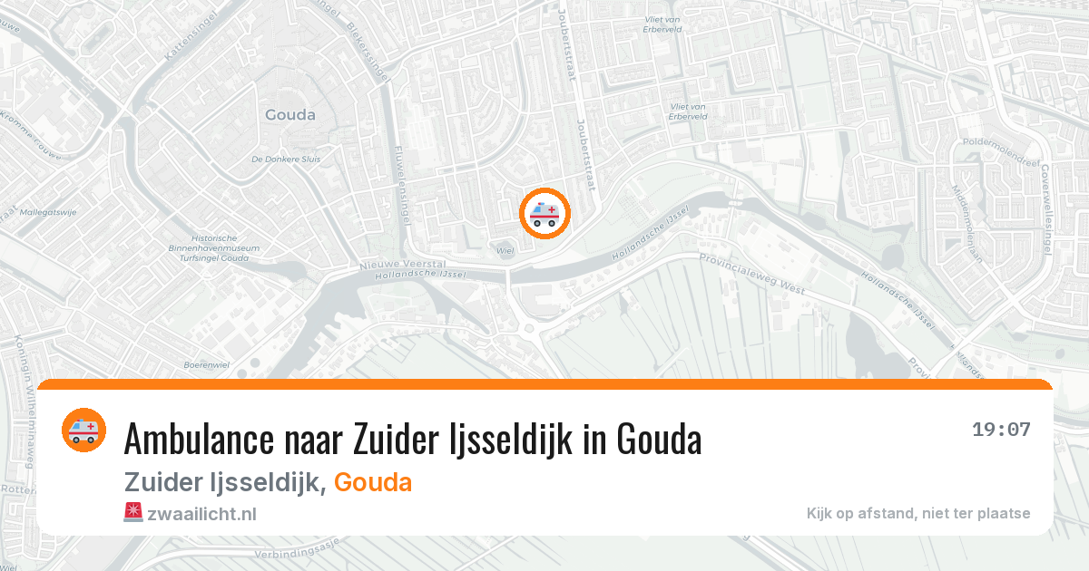 Ambulance naar Zuider Ijsseldijk in Gouda — 29 jan 2026