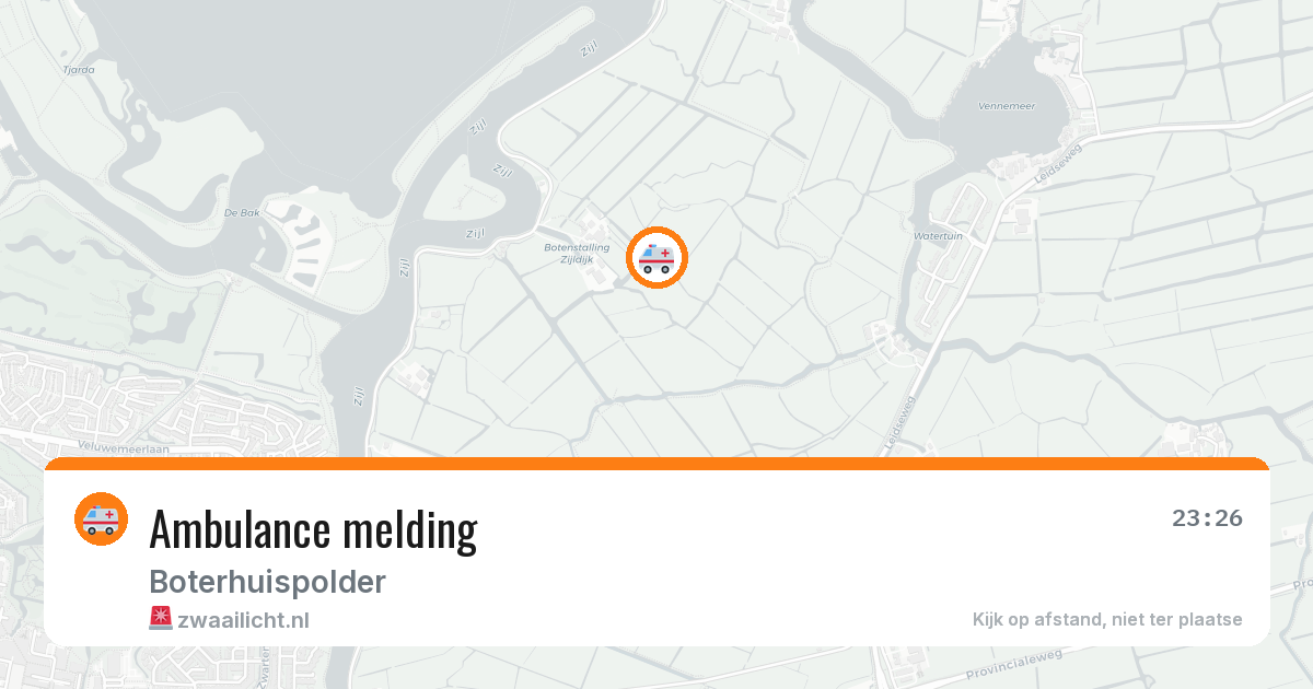 Ambulance melding — 3 jul 2026