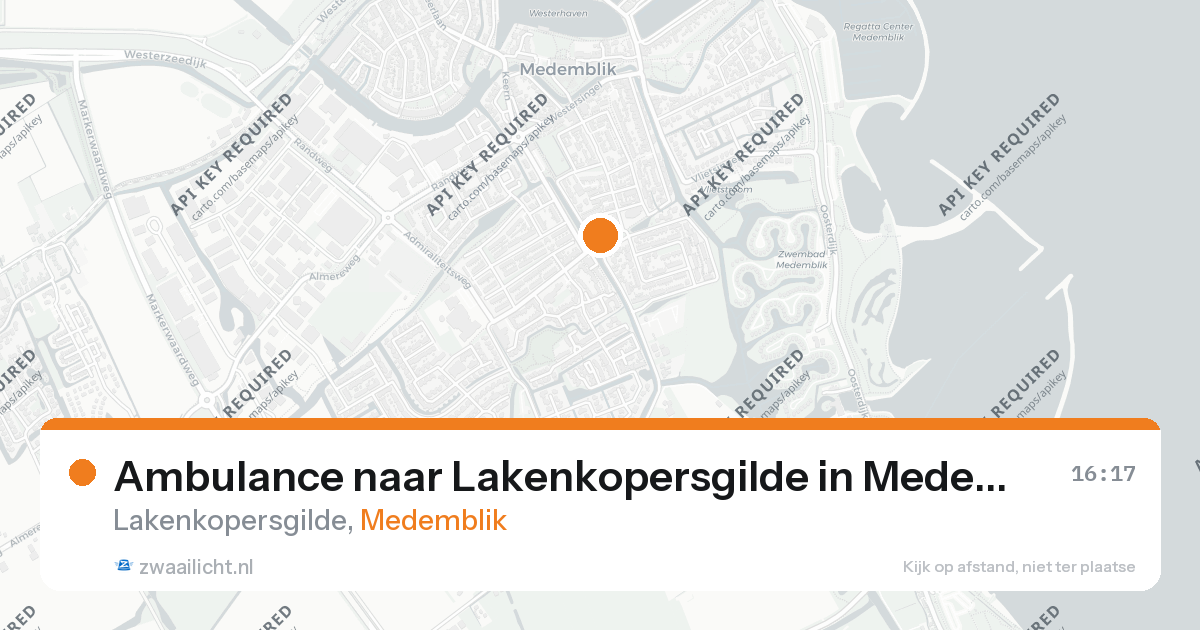 Ambulance naar Lakenkopersgilde in Medemblik — 24 aug 2026