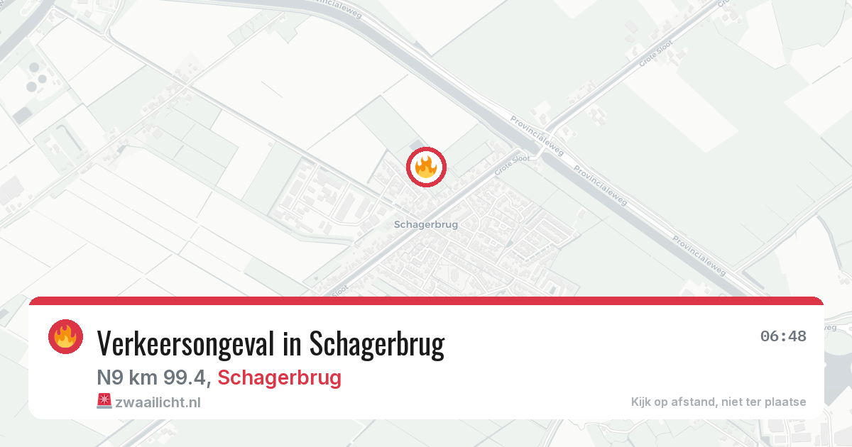 Verkeersongeval in Schagerbrug — 12 mrt 2026