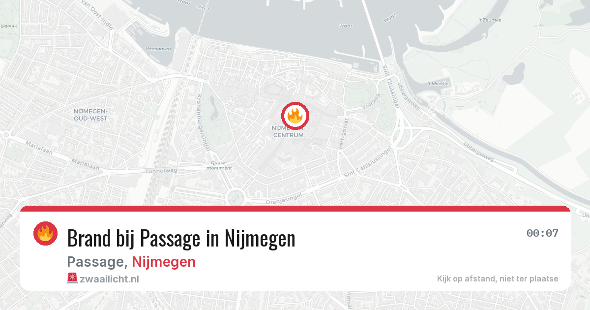 Brand bij Passage in Nijmegen — 27 mei 2026