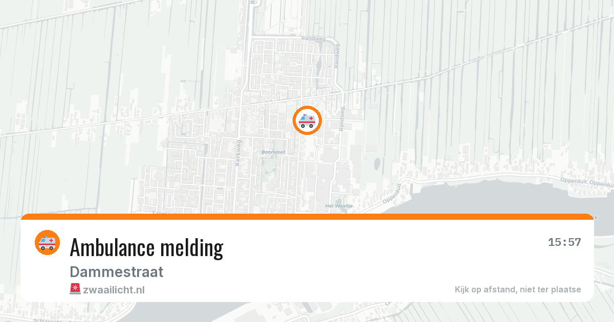 Ambulance melding — 14 mei 2026