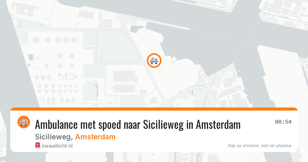 Ambulance met spoed naar Sicilieweg in Amsterdam — 7 mrt 2026