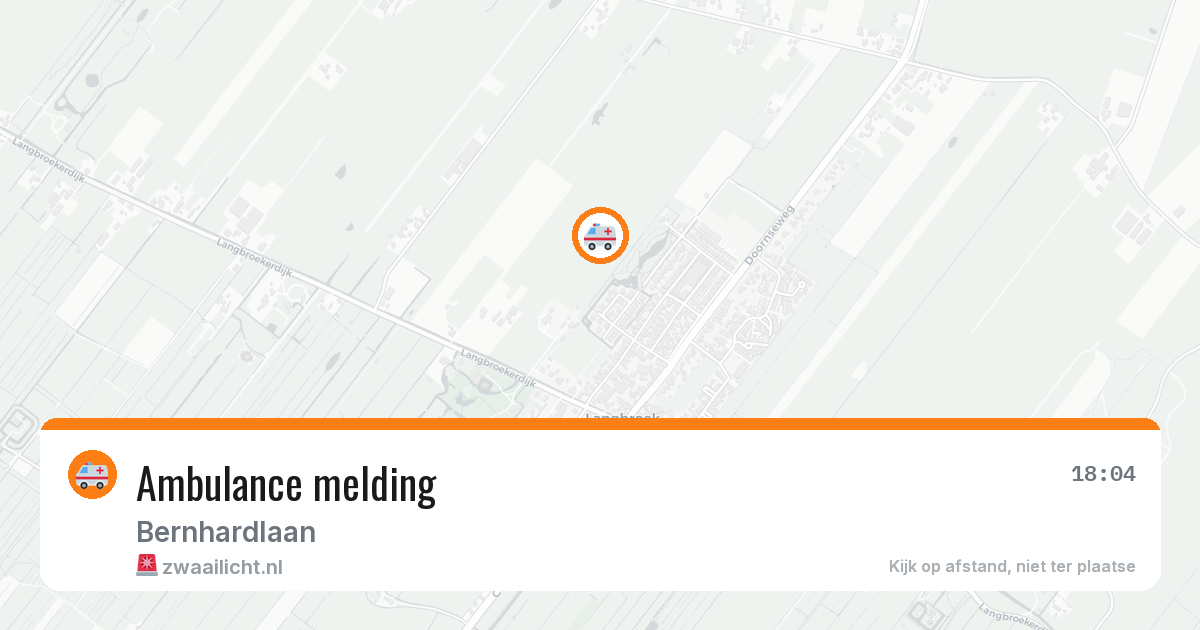 Ambulance melding — 30 jun 2026