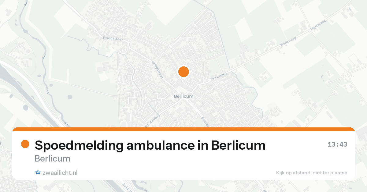 Spoedmelding ambulance in Berlicum — 7 feb 2026
