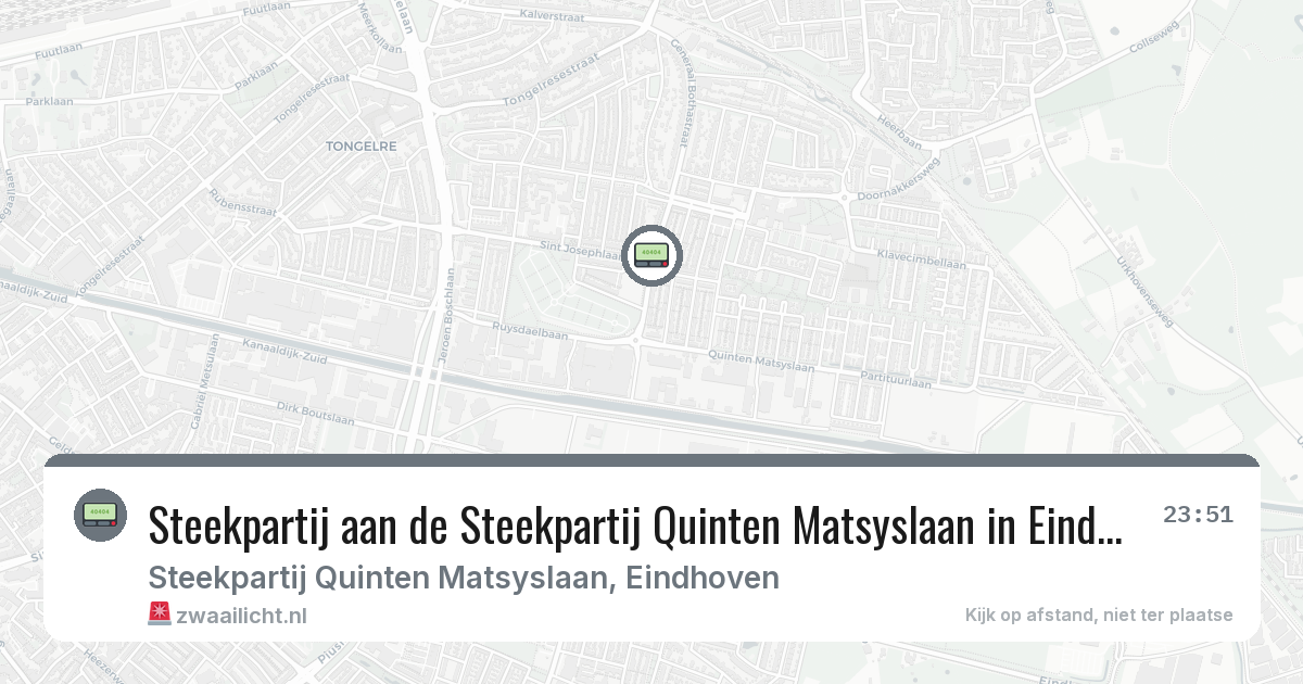 Steekpartij aan de Steekpartij Quinten Matsyslaan in Eindhoven — 8 feb 2026