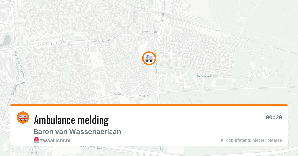 Ambulance melding — 8 feb 2026