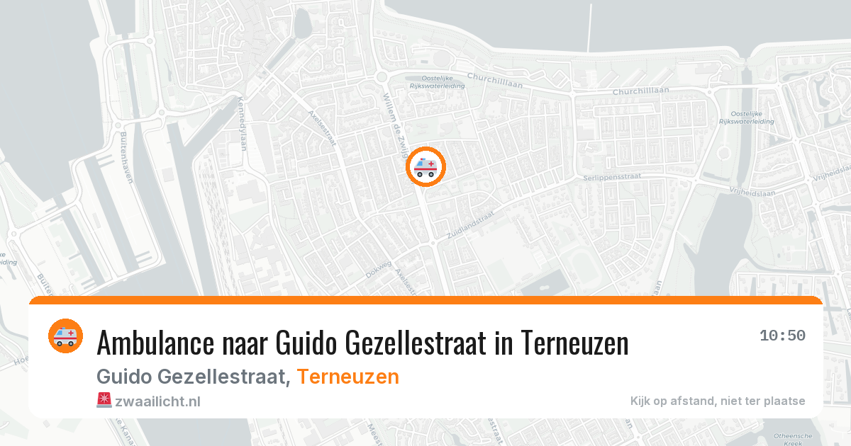 Ambulance naar Guido Gezellestraat in Terneuzen — 27 apr 2026