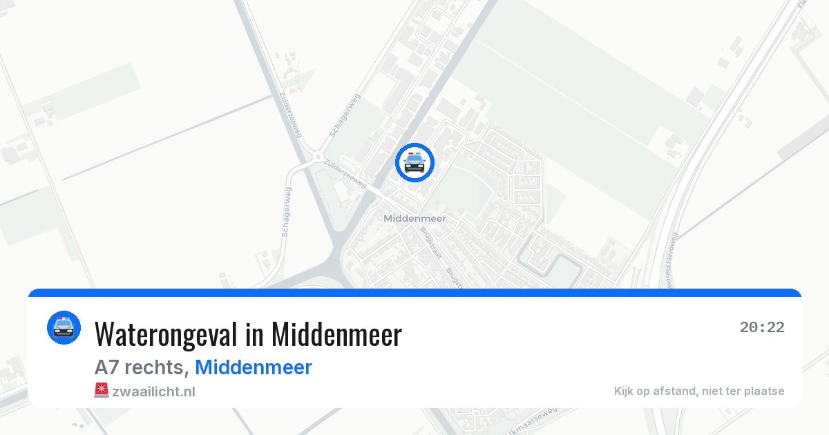 Waterongeval in Middenmeer — 18 jul 2026