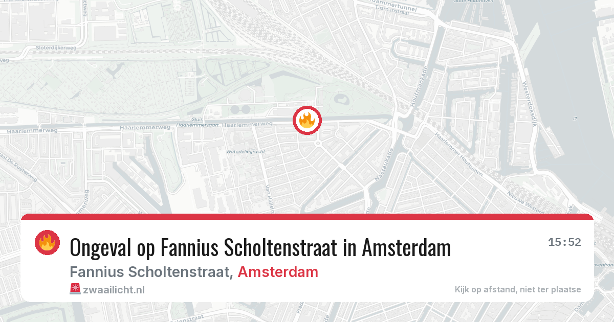 Ongeval op Fannius Scholtenstraat in Amsterdam — 31 mrt 2026