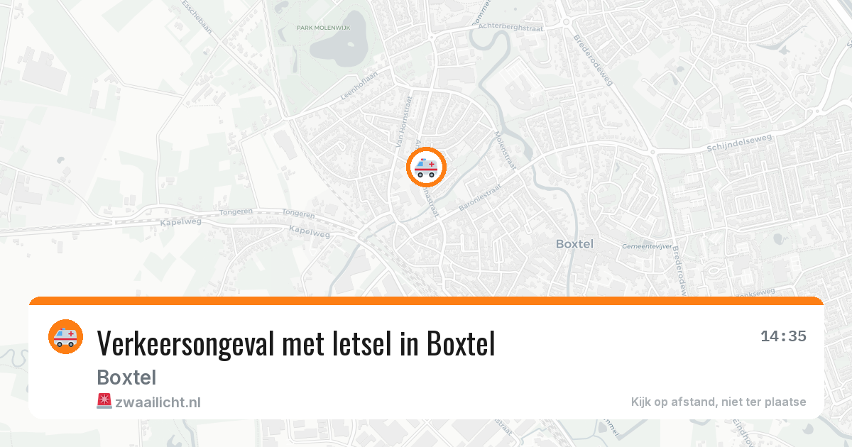 Verkeersongeval met letsel in Boxtel — 17 jan 2026