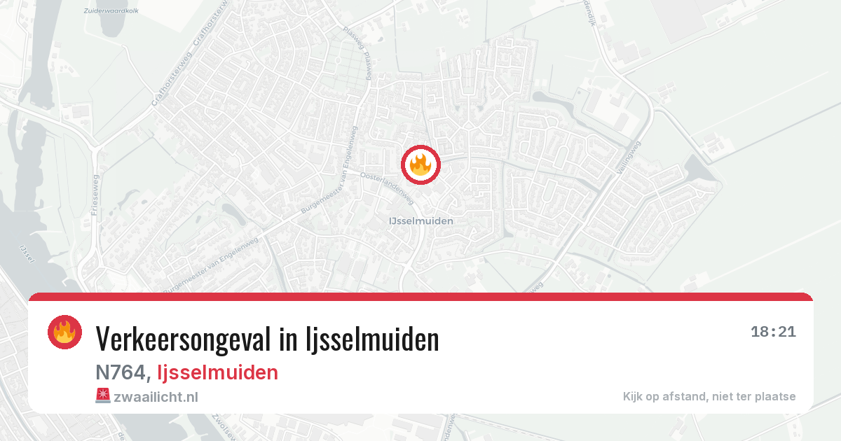 Verkeersongeval in Ijsselmuiden — 13 mei 2026
