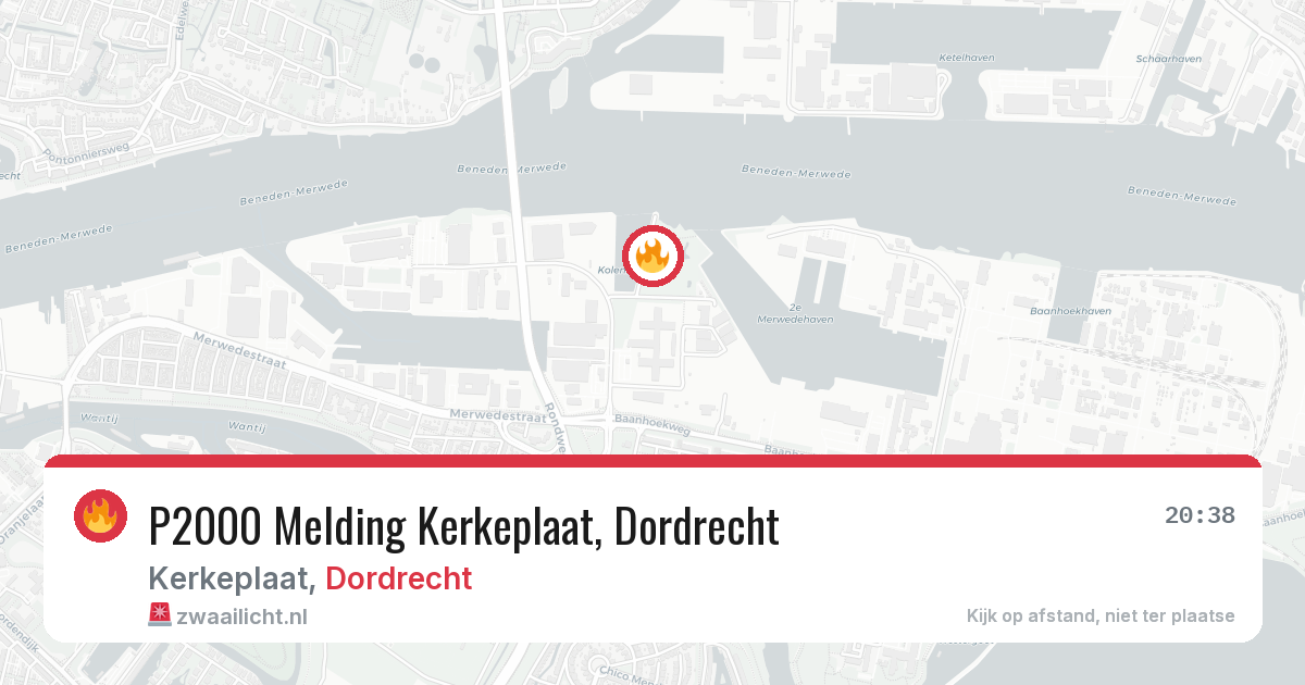 P2000 Melding Kerkeplaat, Dordrecht — 5 jun 2026