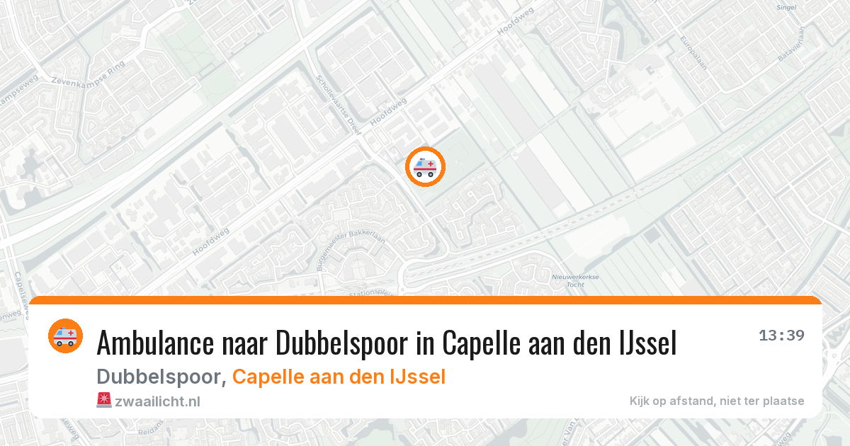 Ambulance naar Dubbelspoor in Capelle aan den IJssel — 31 mei 2026