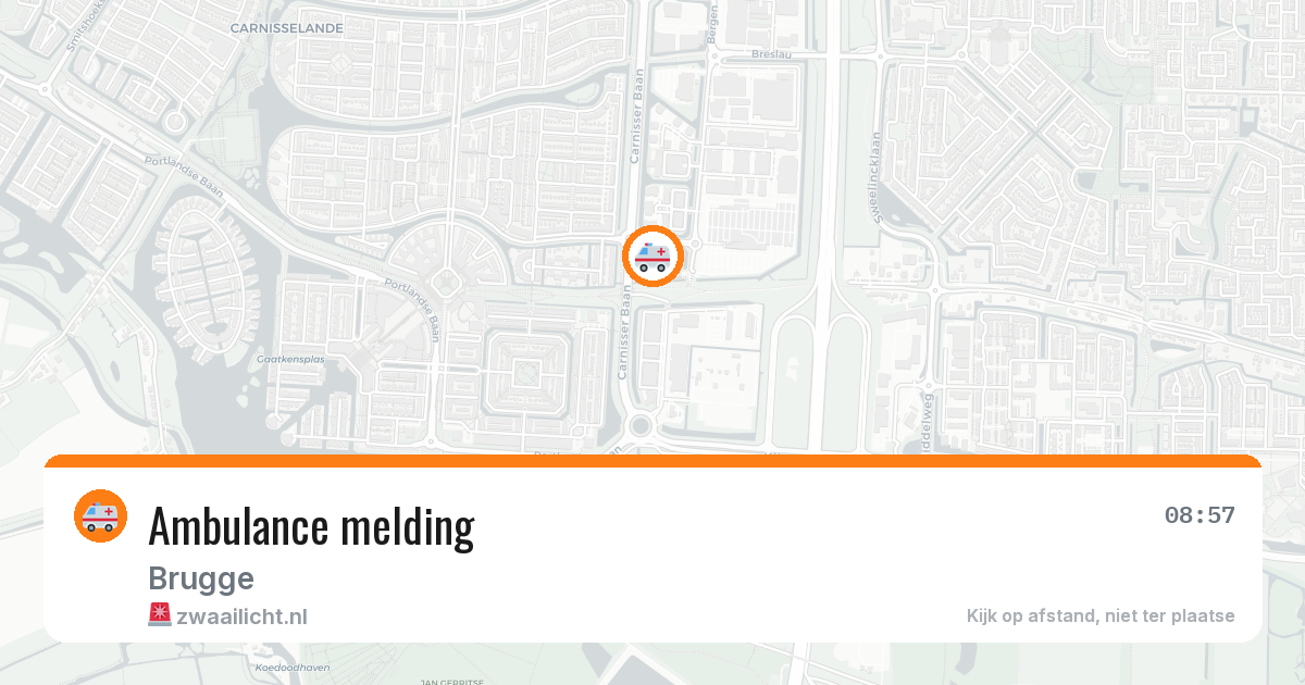 Ambulance melding — 15 mei 2026