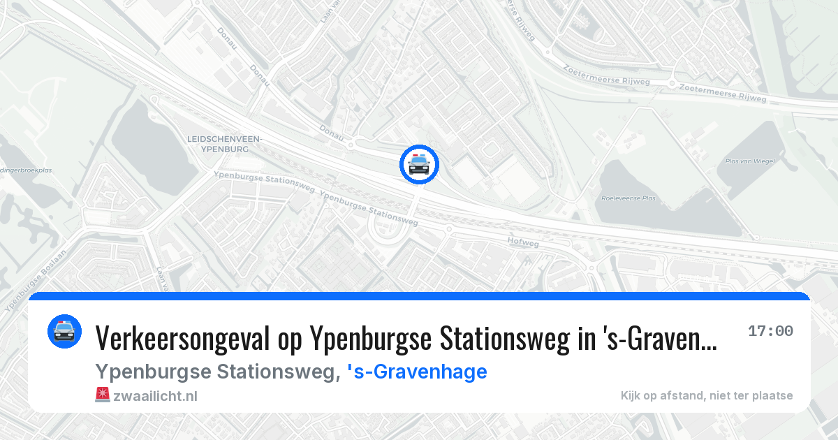 Verkeersongeval op Ypenburgse Stationsweg in 's-Gravenhage — 11 apr 2026