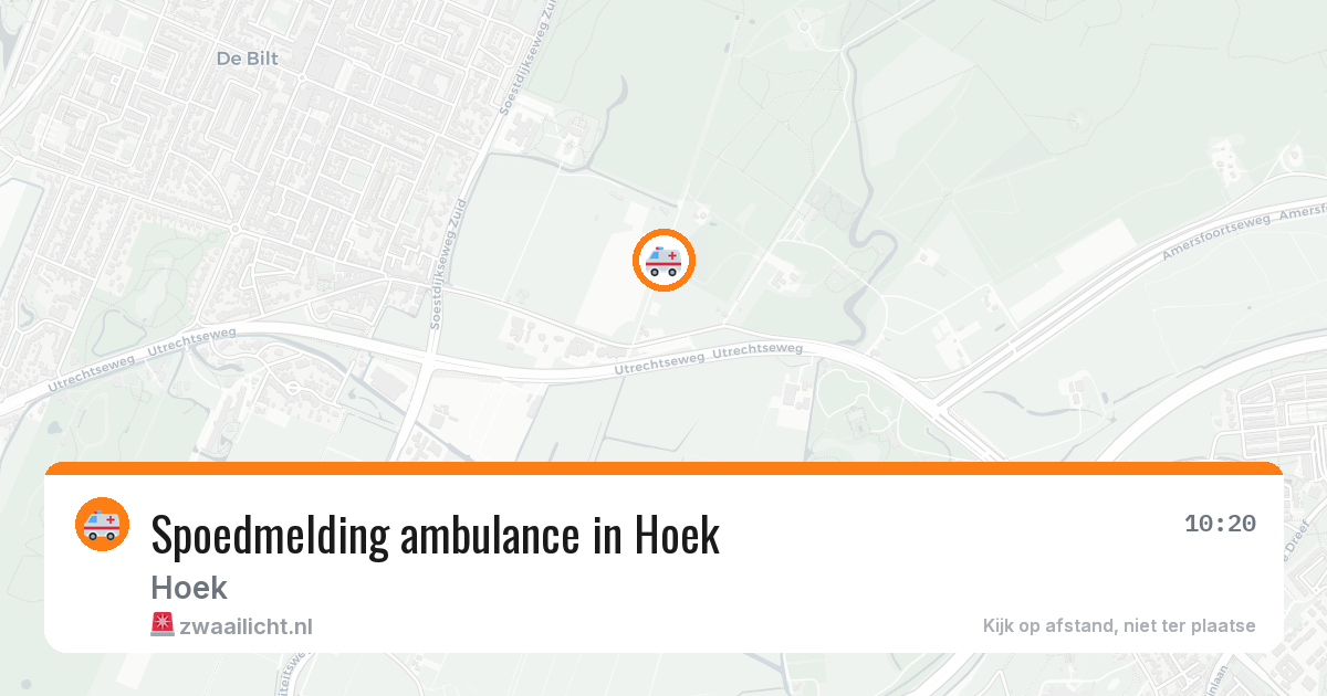Spoedmelding ambulance in Hoek — 16 apr 2026