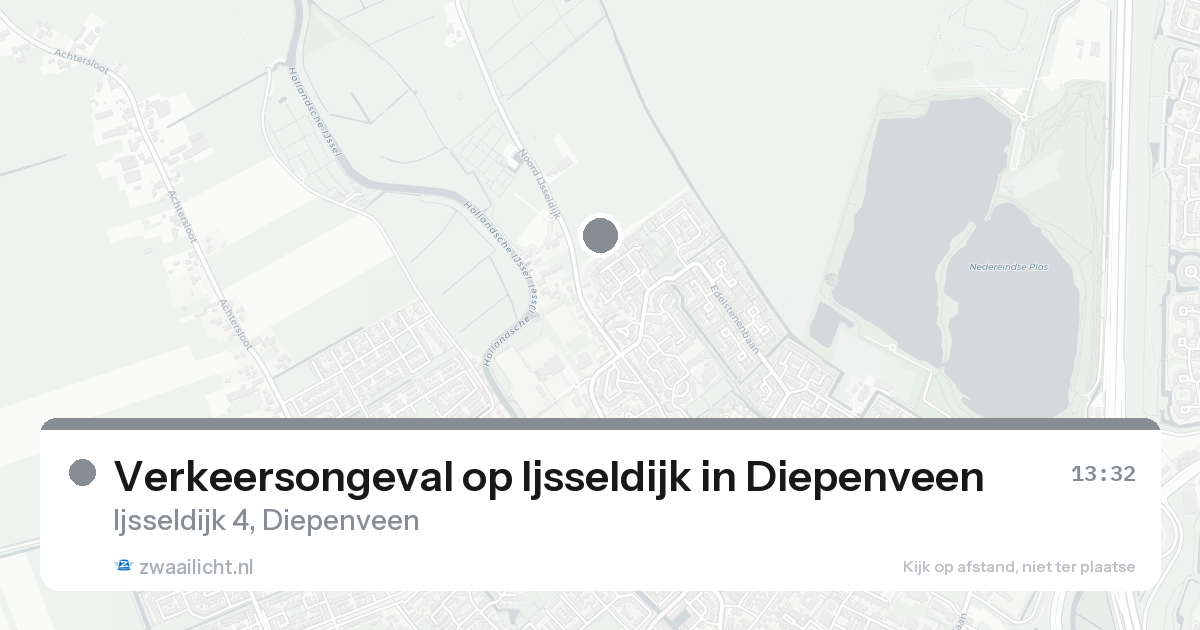 Verkeersongeval op Ijsseldijk in Diepenveen — 7 feb 2026